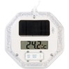 infactory Solar: Floating Pond & Pool Thermometer, RGB LEDs, LCD,