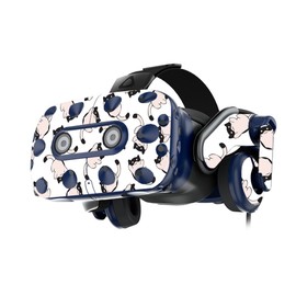 MightySkins Skin Compatible with HTC Vive Pro VR Headset - Raining Cats | Protective, Durable, and Unique Vinyl Decal wrap Cover | Easy to Apply, Remove, and Change Styles | Made in The USA