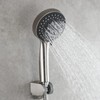 Tecmolog BS144NAF Brushed Nickel Shower Head with 5 Jet Types