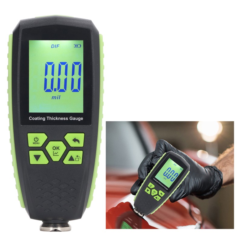 Paint Thickness Gauge Handheld Digital Display Car Coating Thickness Meter