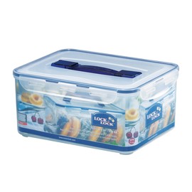 Lock & Lock HPL883 Multi-Use Food-Storage Box 6.5 L with Drain Grate and Handle
