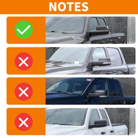 JOSHELA for RAM Sideview Mirror Cap Trim Cover Fit for RAM 2018-Present Red Exterior Accessories 2pcs