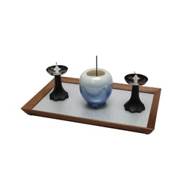 Tokai Wax Candelabra Moe with Magnet on the Bottom Safety Patent Candlestick, Black, 166-05, 2.0 x 3.0 inches (5 x 7.5 cm)
