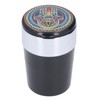Car Ashtray Smokeless Blue LED Ashtray Cup Holder with Double
