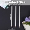 24 Pack White Drawing Pencils 18 cm White Sketch Pencils