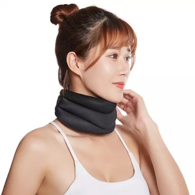 보호대 고정 목 메쉬 에어 지지대 목깁스 Protective Neck Support