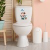GRAZDesign Toilet Lid Sticker Please Set Funny DIY Bathroom Wall