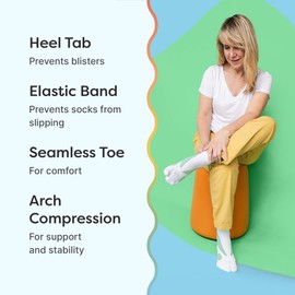 ZenToes Padded Bunion Relief Socks for Women and Men with Big Toe Separator, Built-In Bunion Protector Cushion, Arch Compression, Moisture Wicking Cotton Blend - 1 Pair (Sage and White, Medium)
