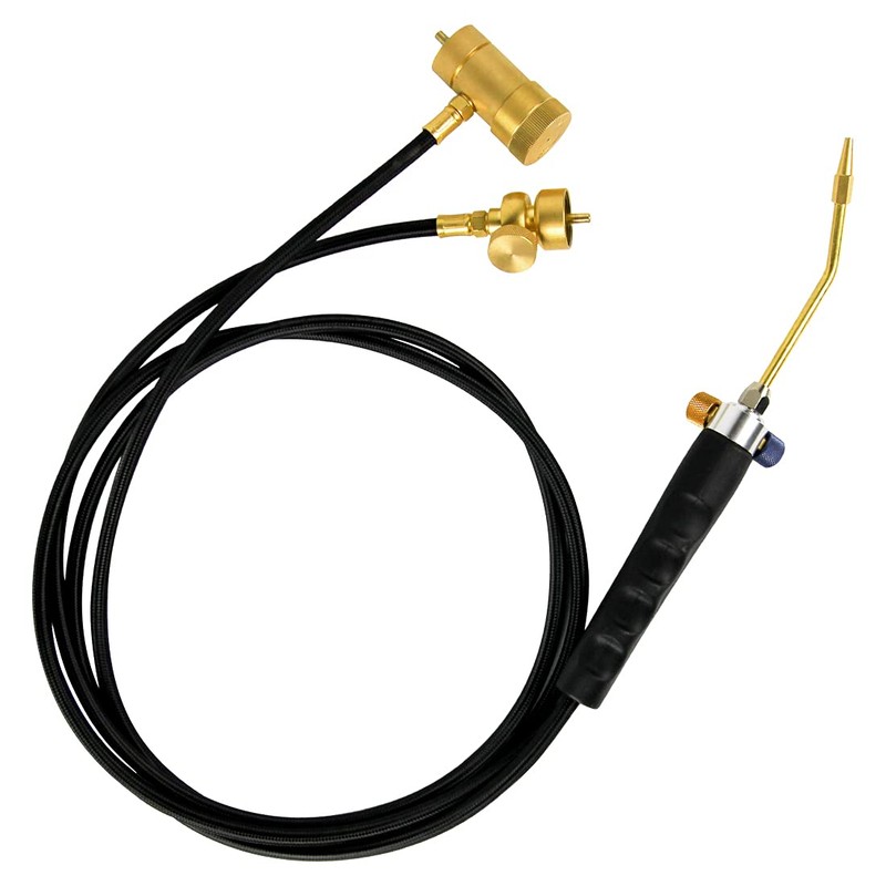 BLUEFIRE Oxypropane Welding Gas Cutting Torch Kit with Flint Lighter