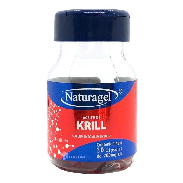 Aceite De Krill 30 Cpsulas Naturagel Epha Dha Omega 3