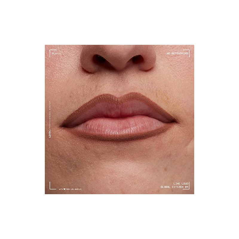 NYX Professional Makeup, Line Loud Lip Liner, Delineador de Labios,