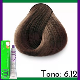 Kuul Tinte Tono 6.12 Rubio Obscuro Cenizo Nacarado Tubo90g