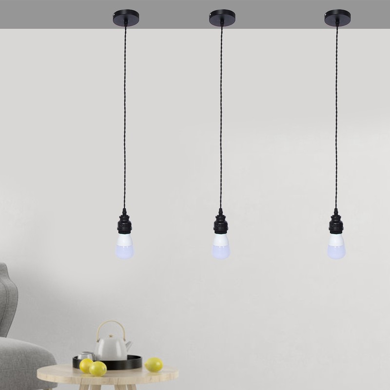 E27 Retro Style Ceiling Light Iron Pendant Lamp Fixture for