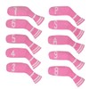 10 Pcs Pink Golf Iron Covers Cuteness Knitted Socks Shape