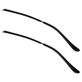 FAVOMOTO 1 Pair Spectacle Legs Eyeglass Frame Replacement Temple Arm Eyeglasses Repair Kit Glasses Replacement Glasses Arms Legs Eye Glasses Black Frame Sunglasses Screw Men and Women Metal