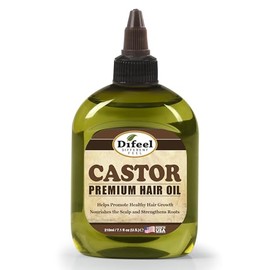 Difeel Aceite de ricino 99% natural de primera calidad, 7.1 onzas, aceite de ricino natural para el crecimiento del cabello