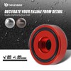 Bevinsee 16PCS Valve Cover Washer Seals Bolt Nuts Kit Compatible