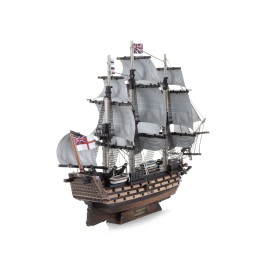 DCD Model Kit HMS Victory British Navy Ship Steel Model by Metal Earth for Challenging Difficulty Hobbyists