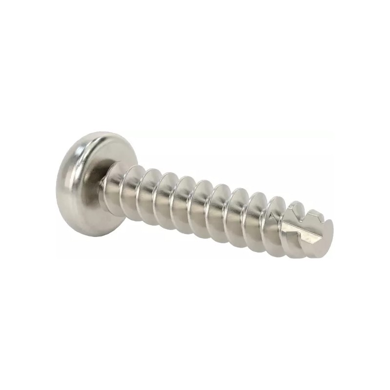 McMaster-Carr Thread-Cutting Screws for Plastic, 410 Stainless Steel, #4 Size