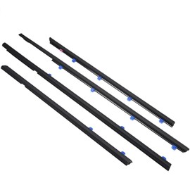 Dxuekeo Weather Stripping Window Molding Trim Seal Compatible with Honda 2012-2015 Civic Replace# 72450-TR0-A01 72410-TR0-A01 72950-TR0-A01 72910-TR0-A01