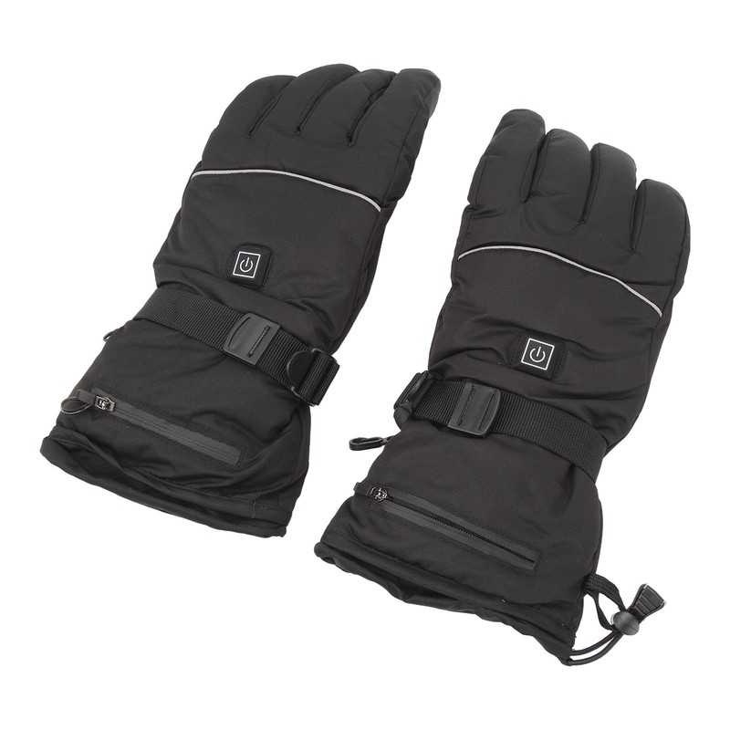 One Pair Heated Gloves 3 Level Temperature Touchscreen Anti Slip
