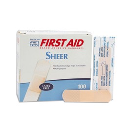 Dukal Sheer Adhesive Bandages 3/4" x 3" (Box of 100)