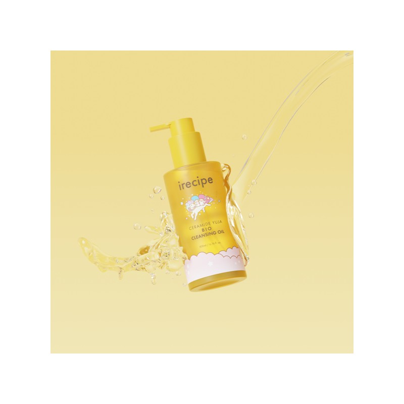 iRecipe 콜라보 세라마이드 유자 바이오 클렌징 오일 200ml+20ml+헤어핀굿즈 Collaborative Ceramide