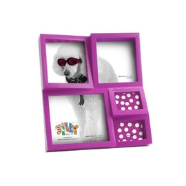 trendfinding Picture Frame Photo Album Photo Holder Wall Collage Portrait Landscape Format with Stand Purple