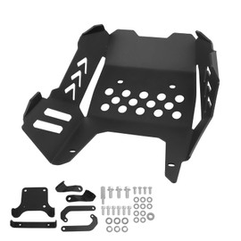 KKZOL Motorcycle Skid Plate Replacement For Honda Monkey 125 Z125 2022 2023 2024 JB03 Under Engine Protection Aluminum Bash Plate(Black)