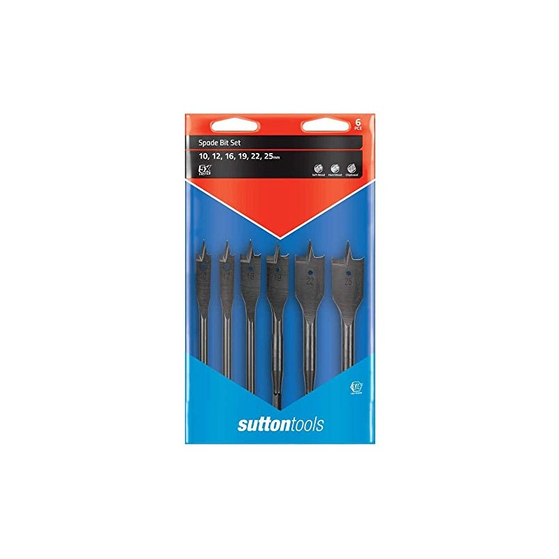 Sutton D501 SS6W Wallet Spade Drill Bit 6 Pieces Set