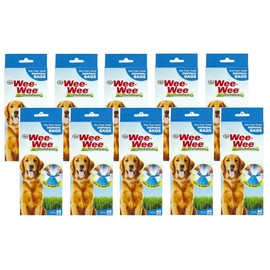 600 Count Four Paws Doggie Doo Waste Bags (10 Packages with 60 Bags Each)