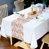 Table Runner Birthday Rose Gold Table Runner, 20 cm x