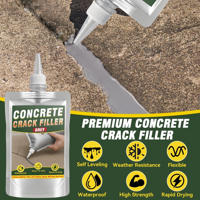 Concrete Crack Filler, Cement Crack Filler, High Elasticity Self Leveling