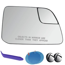 EAP Passenger Side Mirror Glass Compatible with Ford Edge 2012-2014, Lincoln MKX 2011-2015, Heated, CT4Z17K707G CT4Z17K707F CT4Z17K707B FO1324214 FO1324213