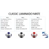 Gaser Balón Futbol Classic Laminado Mate (No. 4, Blanco con
