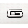 Auto Front White Black Emblem Overlay 2019-2024 GMC Sierra 1500