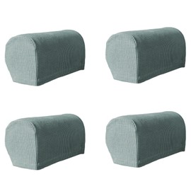 4Pcs Armchair Covers, Arm Chair Covers for Arms, Sofa Arm Covers, Armchair Covers for Arms, Sofa Arm Protector Covers, Armchair Arm Protectors,Armchair Arm Covers for Furniture Protector（Green）