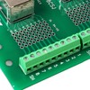 RJ45 Ethernet Connector Breakout Board Dual Network Port Input Screw