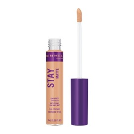 Rimmel London Stay Matte - 161 Nude - Concealer, 24-Hour Wear, Shine Control, Fights Free Radicals, 0.23oz