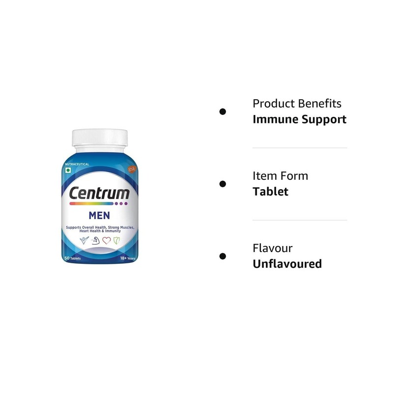  Men Tablet, World's No.1 Multivitamin with Grape Seed Extract,
