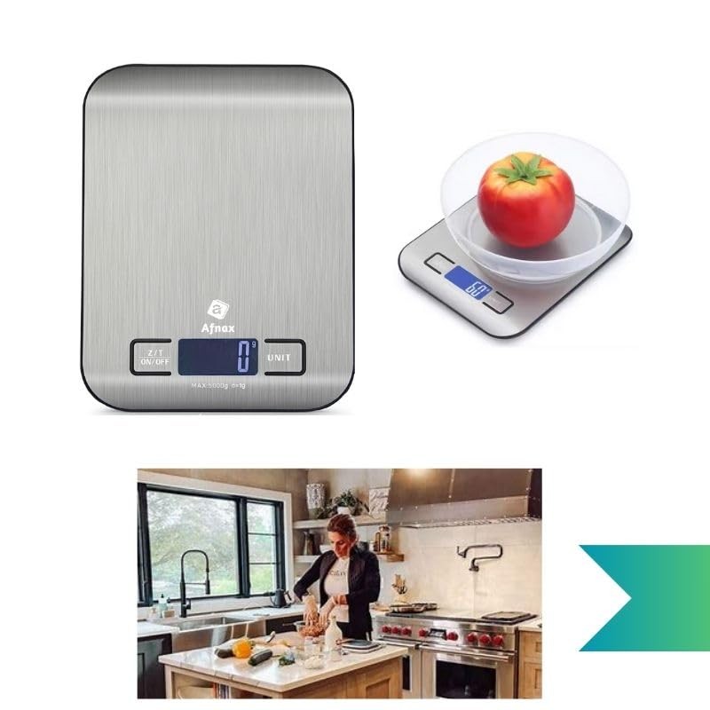 Afnax Digital Kitchen Scale, Food Scale, Weight Scale, Weighing Food