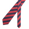 DQT Men's Classic Stripe Patterned Business Casual Party 8cm Classic