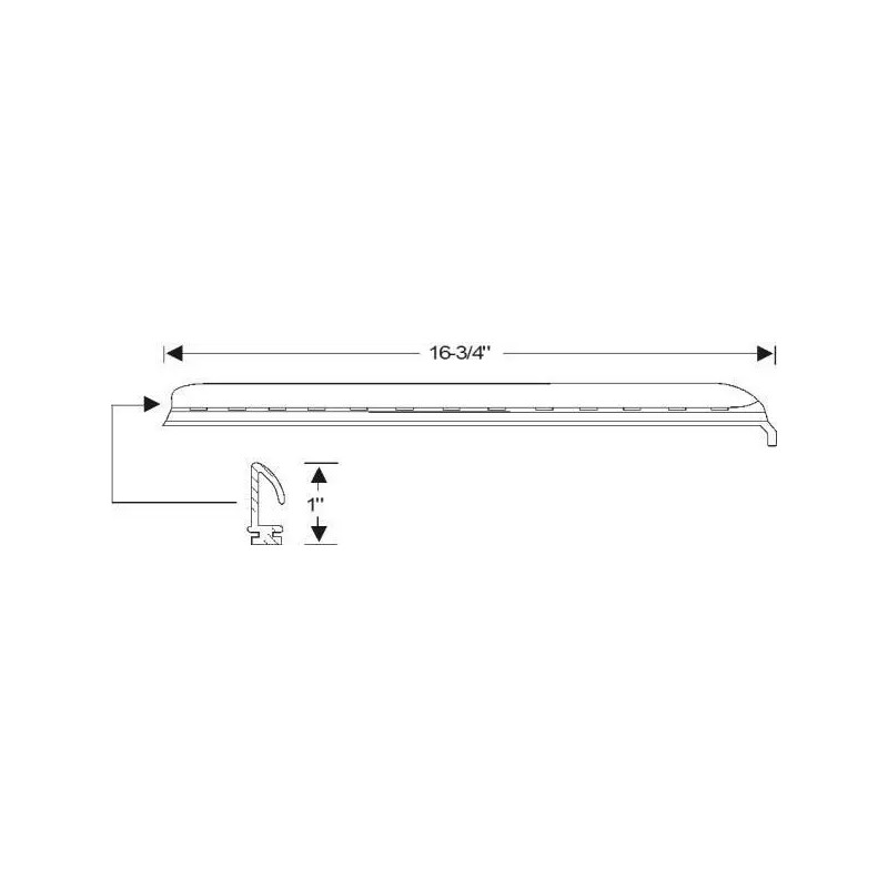 NORS 1968-1972 GM A Body Quarter Window Vertical Seals and