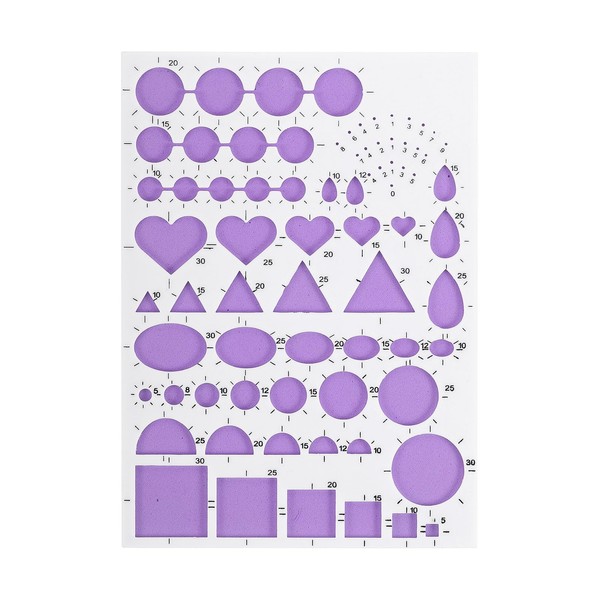 sourcing map Paper Quilling Template Board, 8.3 x 5.9 Inch