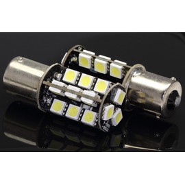 2pcs Super Bright White Car Light Bulb CAN BUS 5050 White 1156 BA15S 7503 27-SMD LED Light Bulb Turn Signal Backup Reverse, BA15S 1073 1093 1141 1259 1462 L105