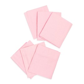 Ti TIN, Set of 6 Fitted Sheets for cots Made of 100% Cotton, Light Green, 53x132 cm