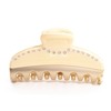 ALEXANDRE DE PARIS ICCM-15571-03 (BLANC NAT/OR(P1)) Hair Clip Barrette