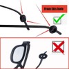MOLDERP Glasses Ear Grip - Eyeglasses Temple Tip Sleeve Retainer,Anti-Slip