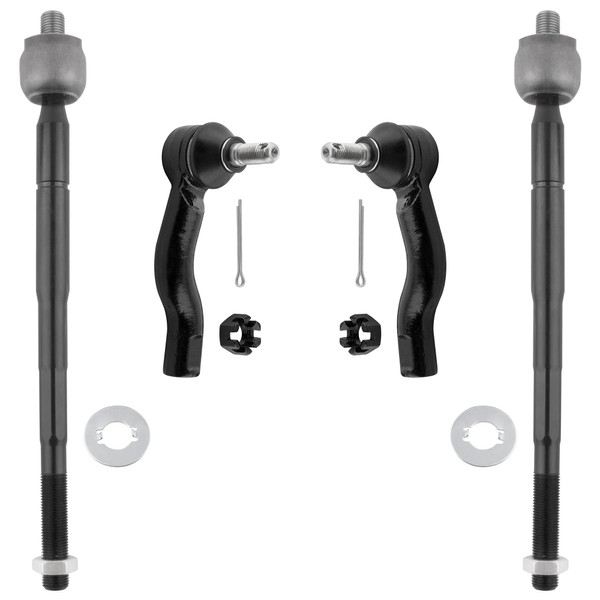 BOXI 4PC Steering Tie Rod Ends Fit for Toyota RAV4
