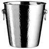 Ice Bucket Hammered Stainless Steel Drink Wine Party Chiller Champagne